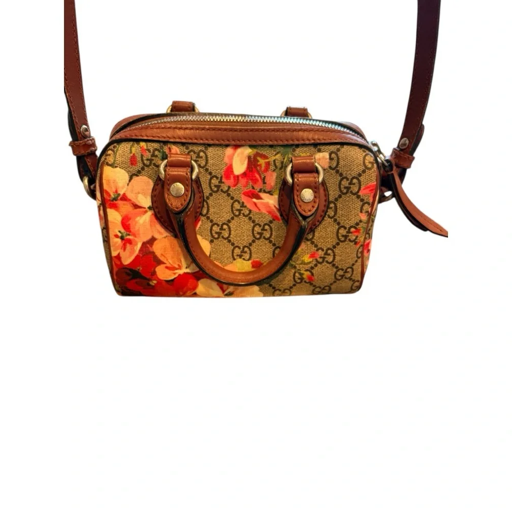 Gucci GG Blooms Mini Boston Bag – Top Handle – Authentic - Picture 3 of 10